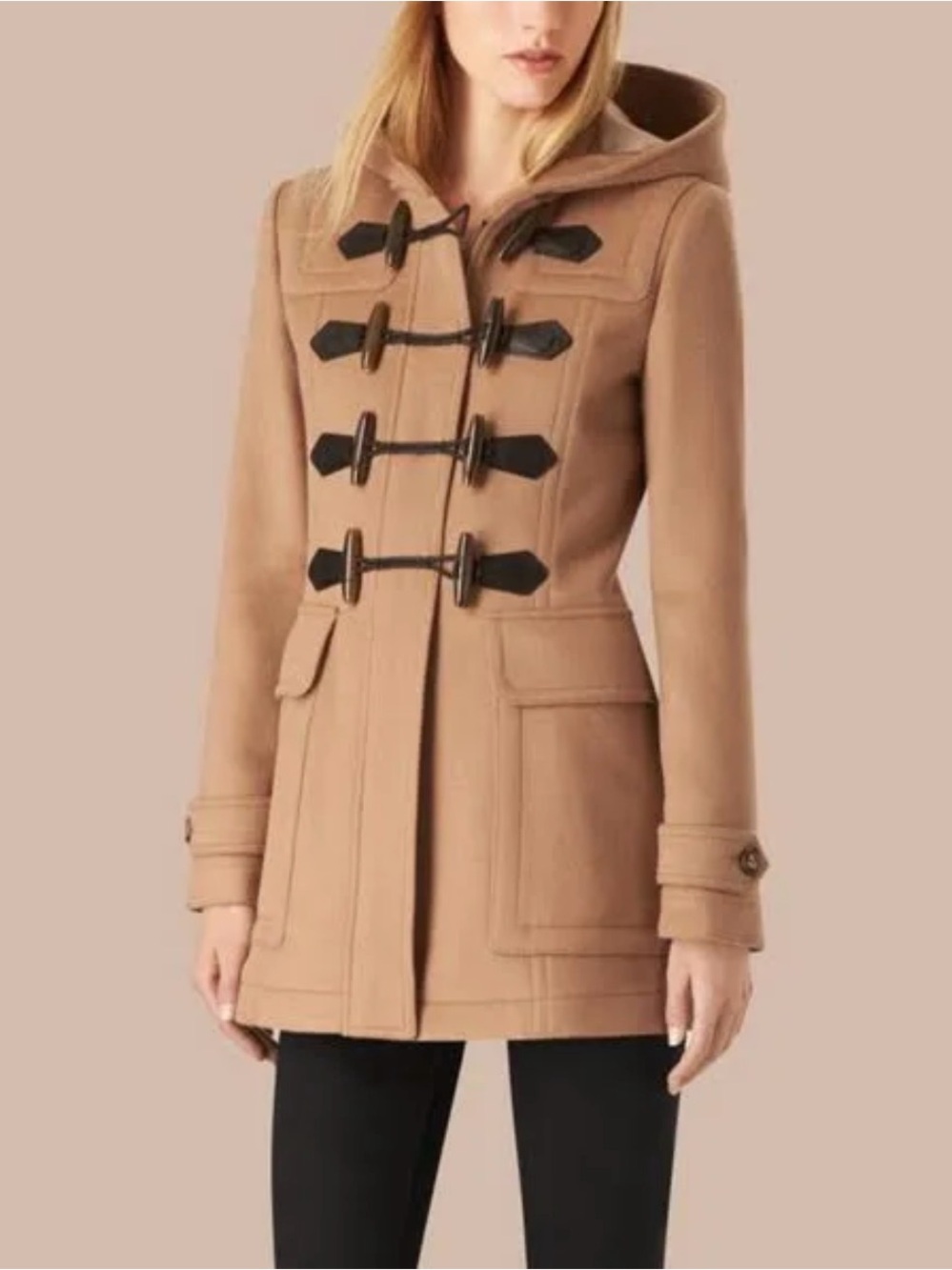 Burberry Brit Blackwell Wool Duffle Coat